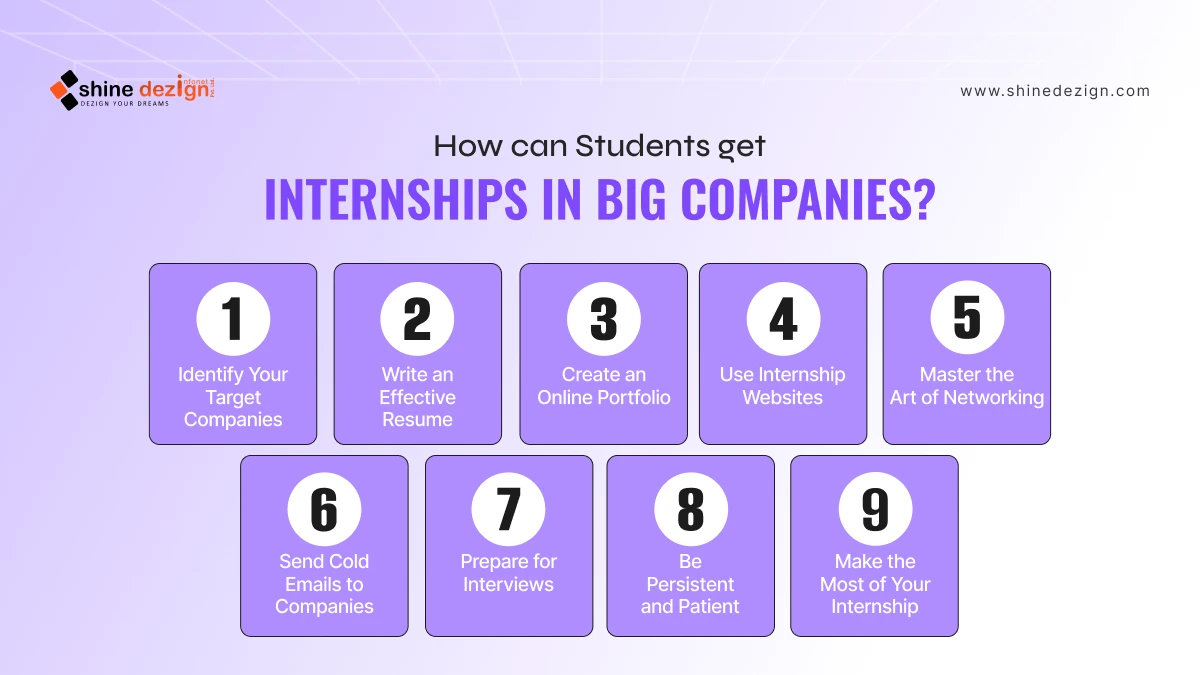 How can Students get Internships in Big Companies?